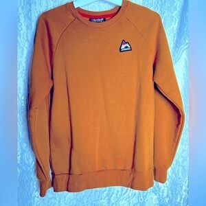 Avalanche crew neck orange sweater pullover